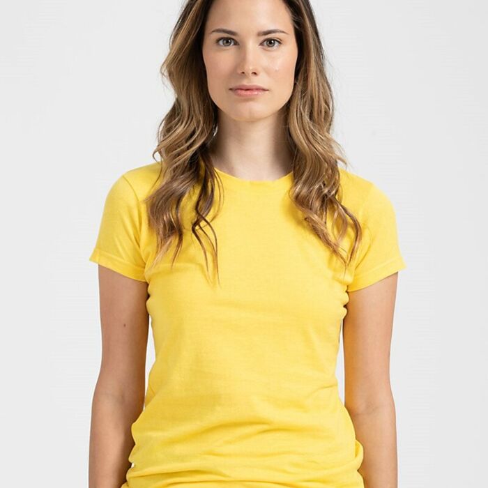 Women's Fine Jersey Slim Fit T-Shirt Thumbnail