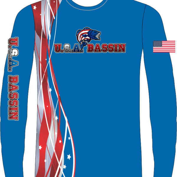 USA Bassin Performance Tee Thumbnail